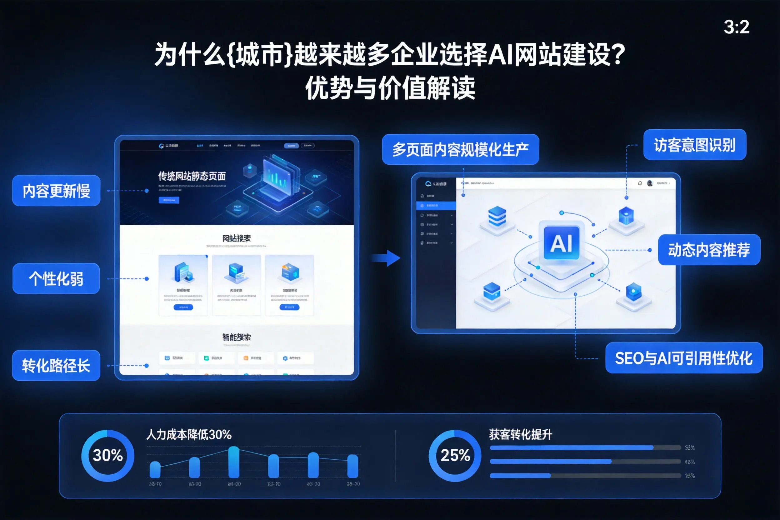 为什么金昌越来越多企业选择AI网站建设？优势与价值解读