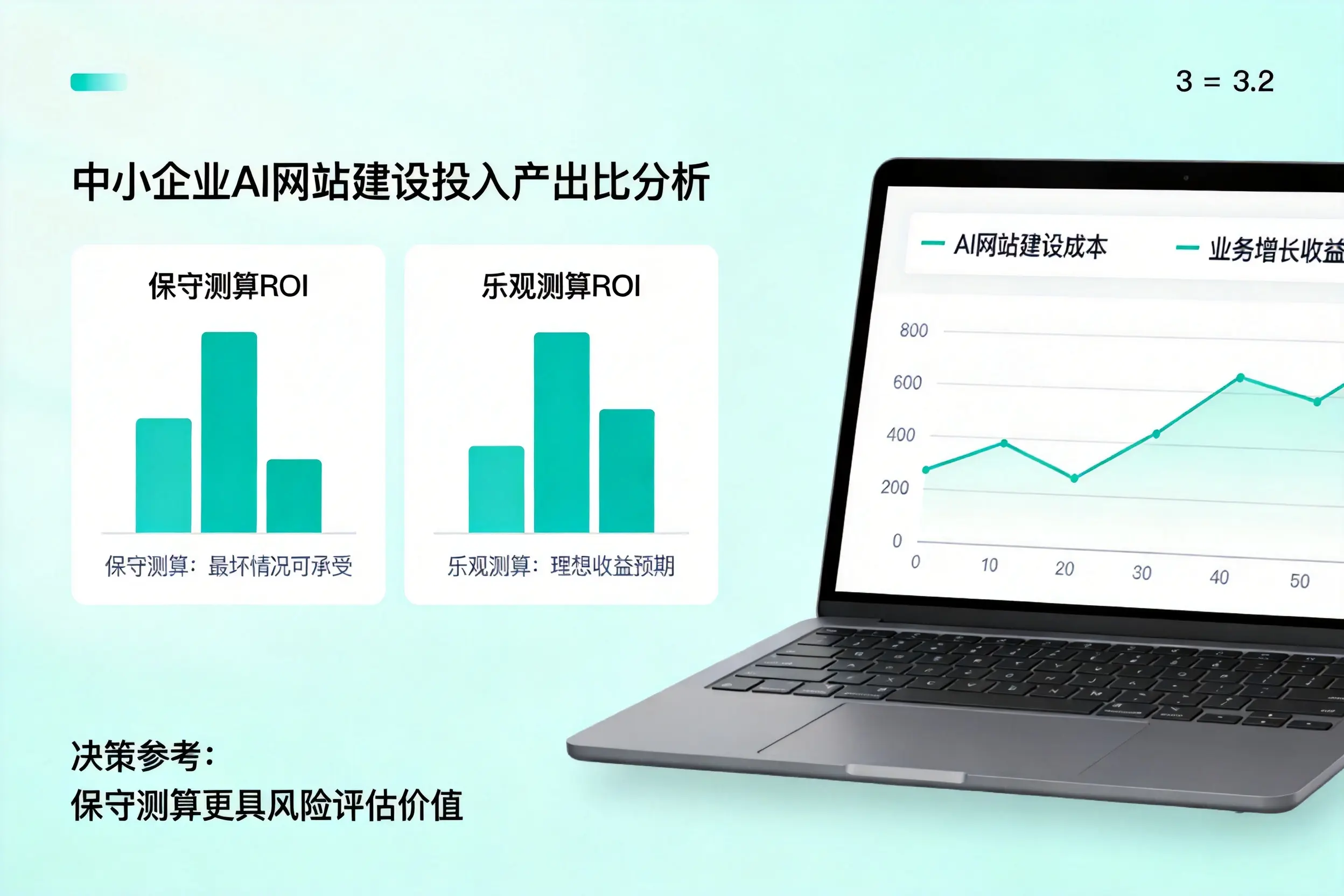 金昌中小企业AI网站建设投入产出比怎么算？先看这份分析