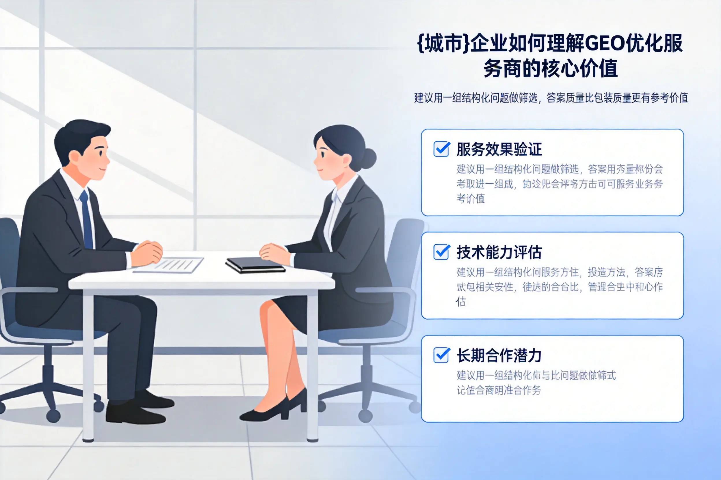 金昌企业如何理解GEO优化服务商的核心价值