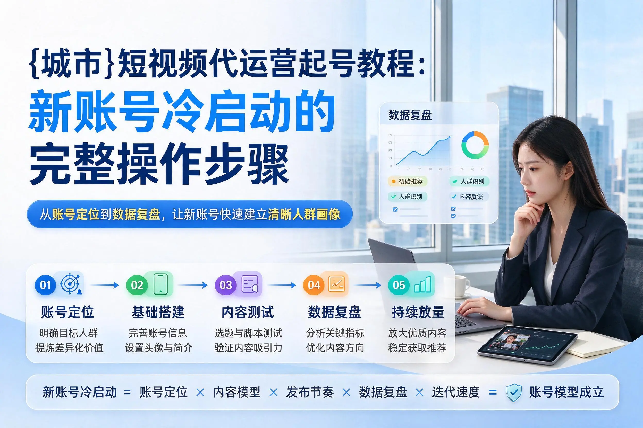 金昌短视频代运营起号教程：新账号冷启动的完整操作步骤